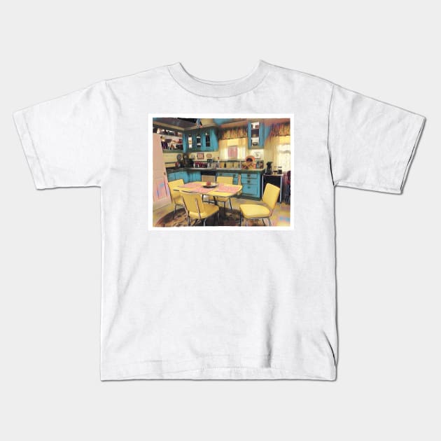 The Girls' Kitchen - Table Kids T-Shirt by Fenay-Designs